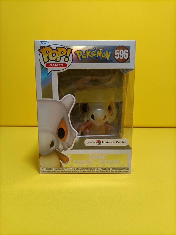 Games Funko Pop 596 Cubone (Pearlescent) (Only at Pokémon Center) - Pokemon