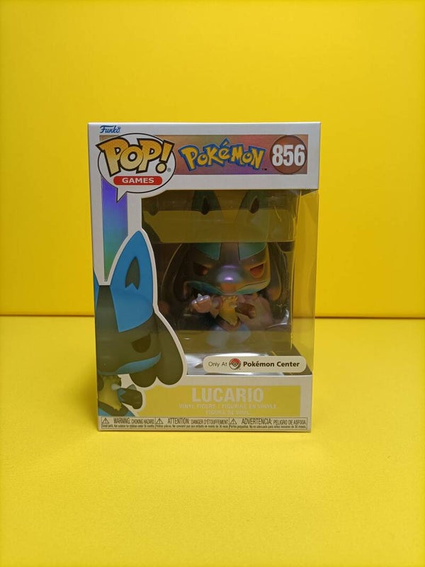 Games Funko Pop 856 Lucario (Pearlescent) (Only at Pokémon Center) - Pokemon