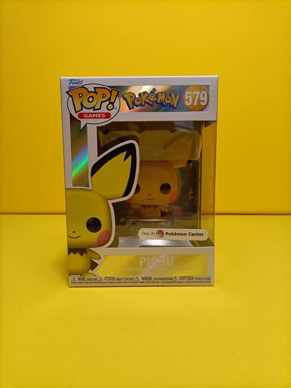 Games Funko Pop 579 Pichu (Pearlescent) (Only at Pokémon Center) - Pokemon