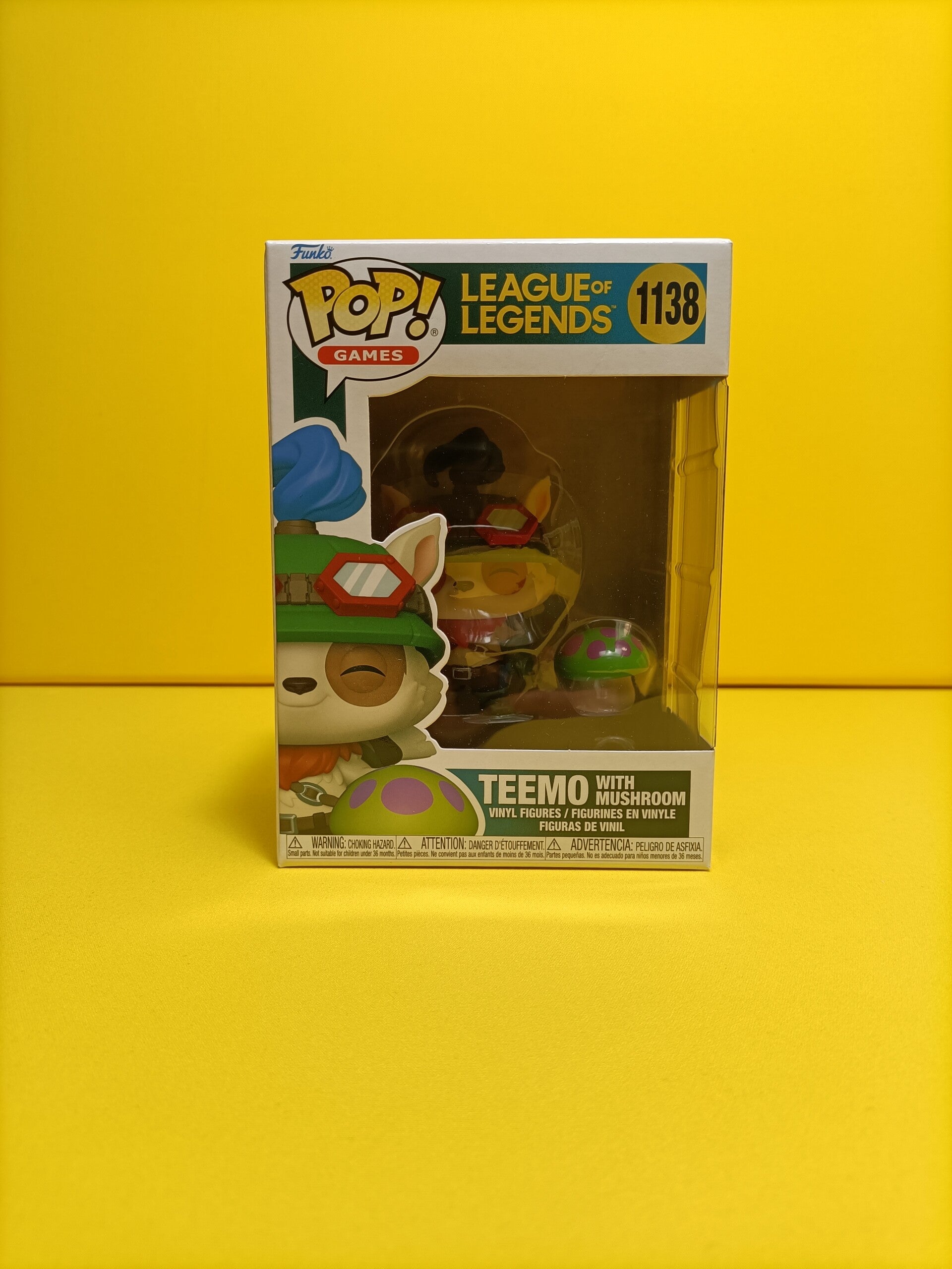Television / Games Funko Pop 1138 Teemo with Mushroom - League of Legends