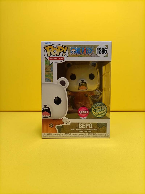 Anime Funko Pop 1896 Bepo (Flocked) (Special Edition) - One Piece