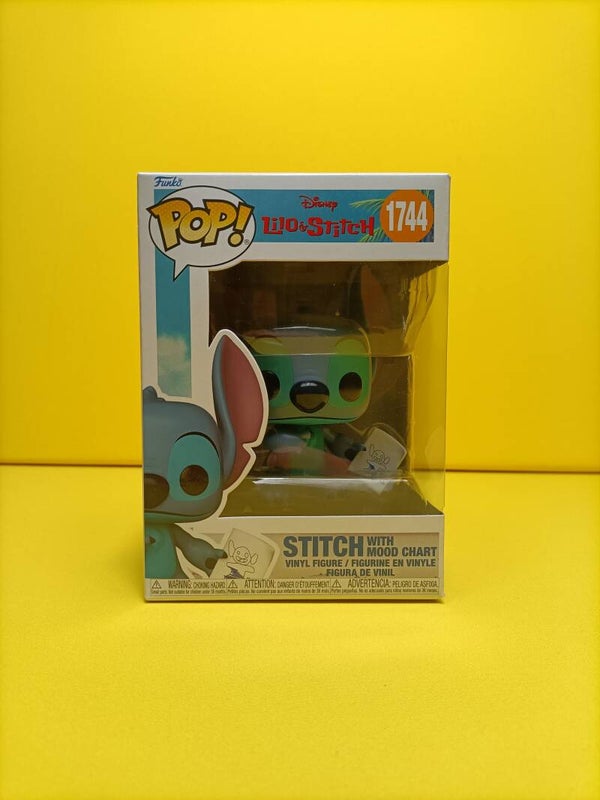 Funko Pop 1744 Stitch with Mood Chart - Disney Lilo & Stitch