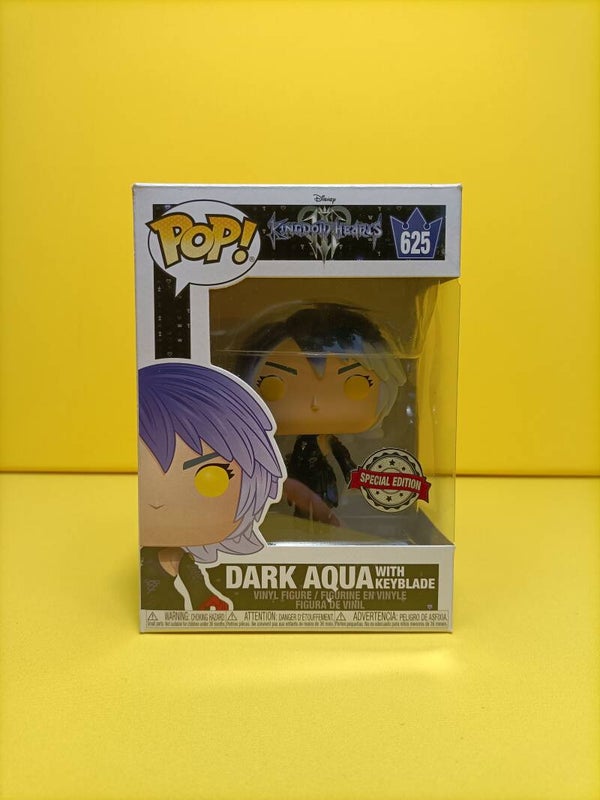 Funko Pop 625 Dark Aqua with Keyblade (Special Edition) - Disney Kingdom Hearts