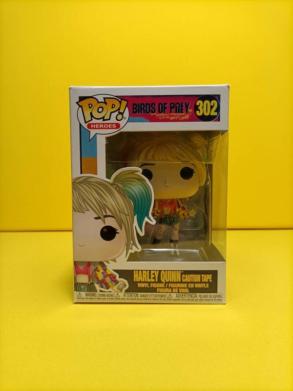 Funko Pop 302 Harley Quinn (Caution Tape) - DC Comics Harley Quinn Birds of Prey