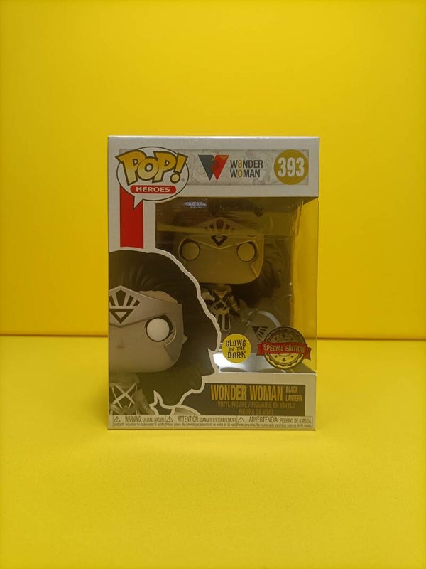Funko Pop 393 Wonder Woman (Black Lantern) (Glows in the Dark) (Special Edition)  - DC Comics Wonder Woman