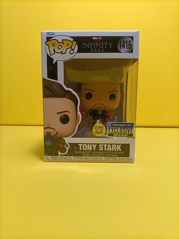 Funko Pop 1416 Tony Stark (Glows in the Dark) (Entertainment Exclusive) - Marvel Studio's The Infinity Saga