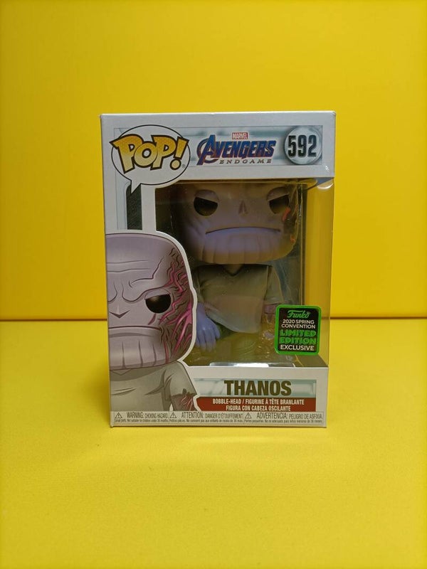 Funko Pop 592 Thanos (with Detachable Arm) (2020 Spring Convention) - Marvel Avengers Endgame