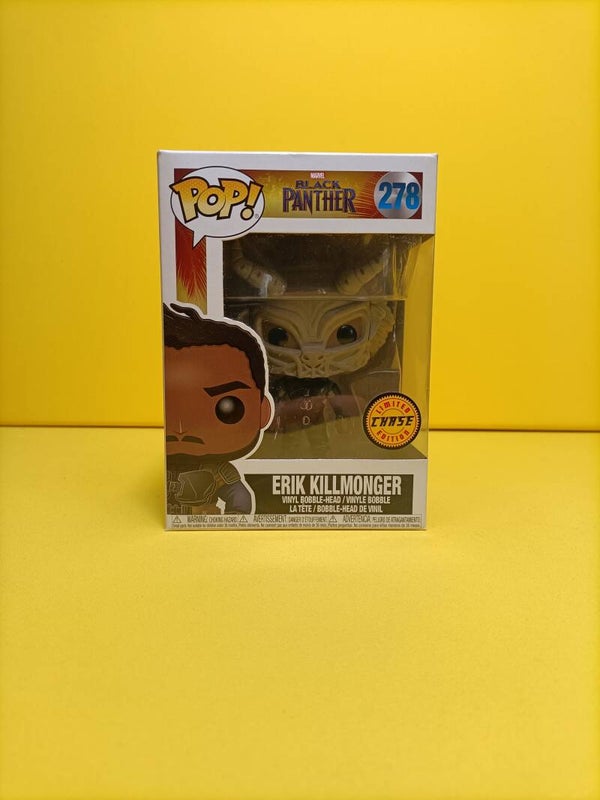 Funko Pop 278 Erik Killmonger (Masked) (Chase) - Marvel Black Panther