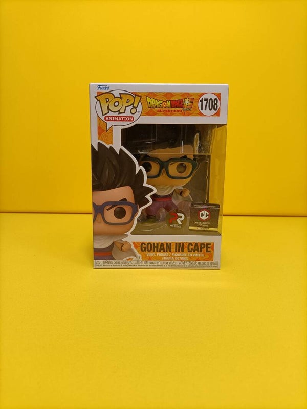 Anime Funko Pop 1708 Gohan in Cape (Pre-Release) (Chalice Collectibles Exclusive) - Dragonball Z