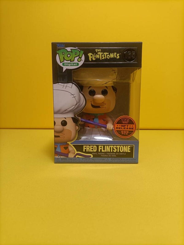 Animation Funko Pop 165 Fred Flintstone (NFT Release) (Limited 999 Pieces) - The Flintstones