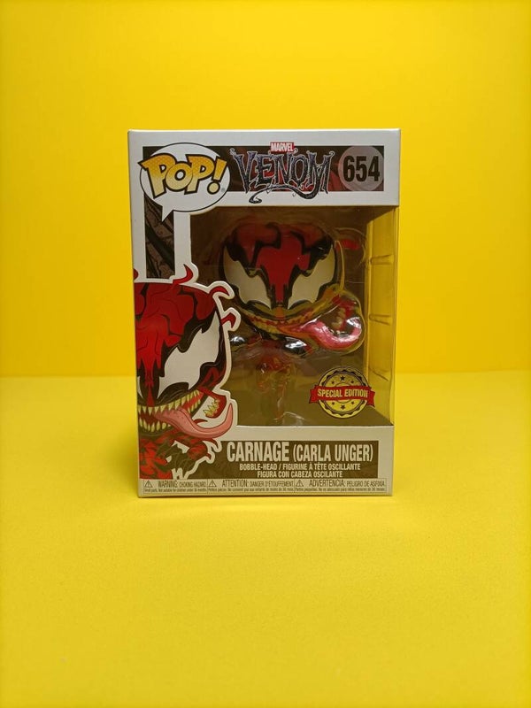 Funko Pop 654 Carnage (Carla Unger) (Special Edition) - Marvel Venom