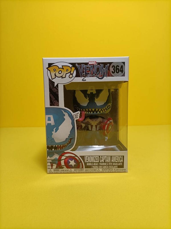 Funko Pop 364 Venomized Captain America - Marvel Venom