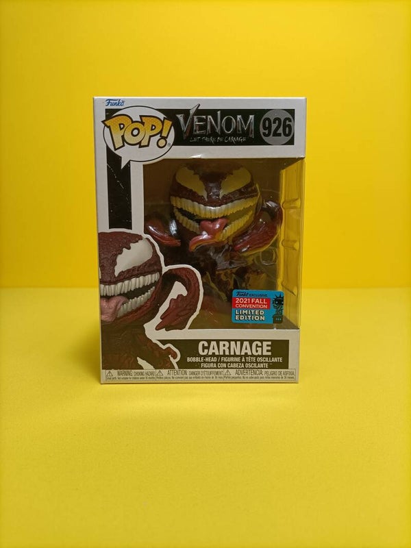 Funko Pop 926 Carnage (with Tentacles) (2021 Fall Convention) - Marvel Venom Let there be Carnage