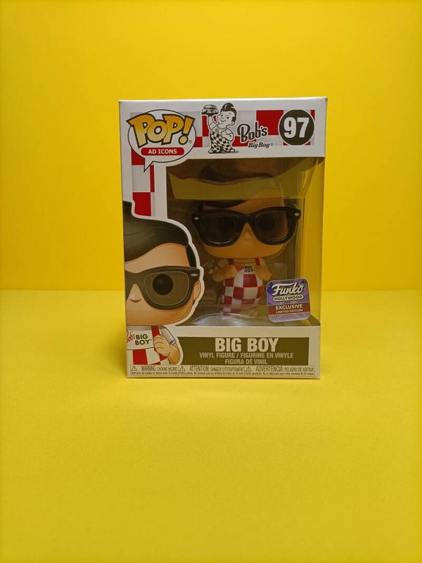 Overige Funko Pop 97 Big Boy (with Sunglasses) (Funko Hollywood Exclusive) - Ad Icons Bob's Big Boy