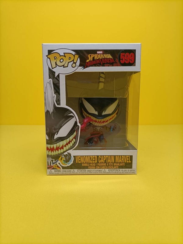 Funko Pop 599 Venomized Captain Marvel - Marvel Spider-Man Maximum Venom