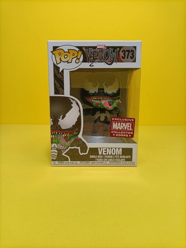 Funko Pop 373 Venom (Leaping) (Marvel Collector Corps Exclusive) - Marvel Venom