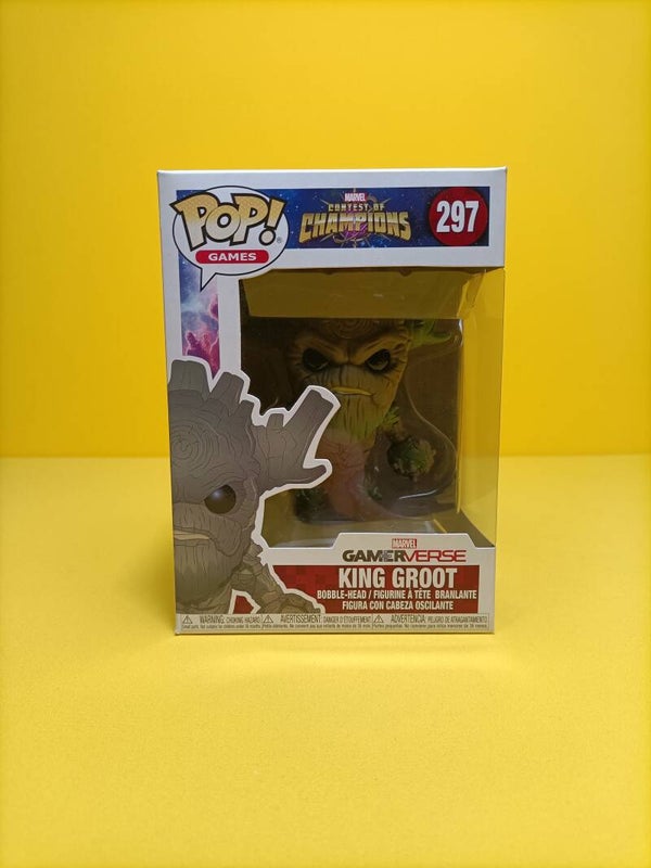 Funko Pop 297 King Groot - Marvel GamerVerse Contest of Champions / Guardians of the Galaxy