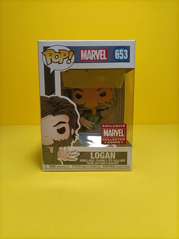 Funko Pop 653 Logan (Marvel Collector Corps) - Marvel X-Men