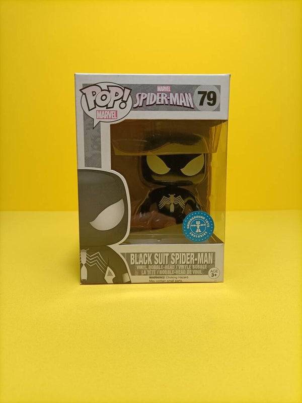 Funko Pop 79 Black Suit Spider-Man (Underground Toys Exclusive) - Marvel Spider-Man