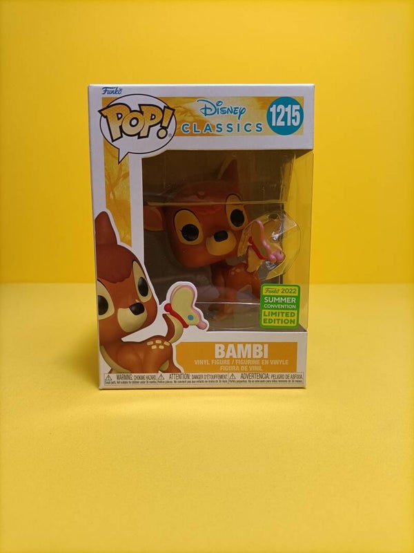 Funko Pop 1215 Bambi (with Butterfly) (2022 Summer Convention) - Disney Classics