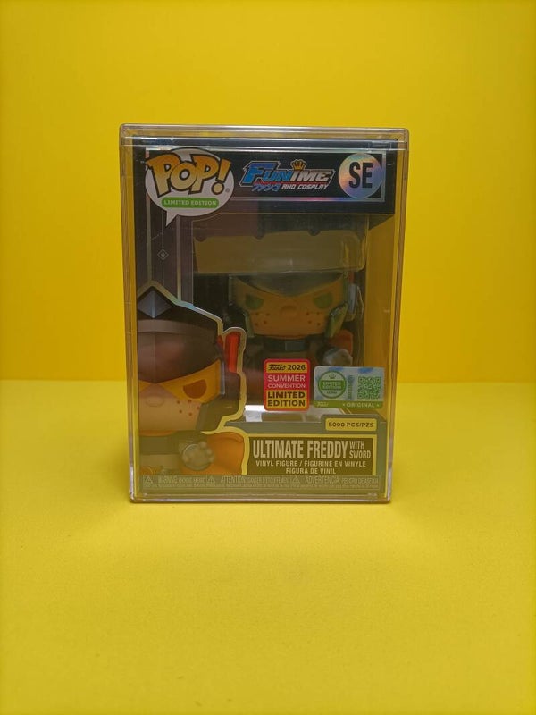 Funko Pop SE Ultimate Freddy with Sword (2026 Summer Convention) (Ultra Limited 5000 Pieces) - Funime and Cosplay