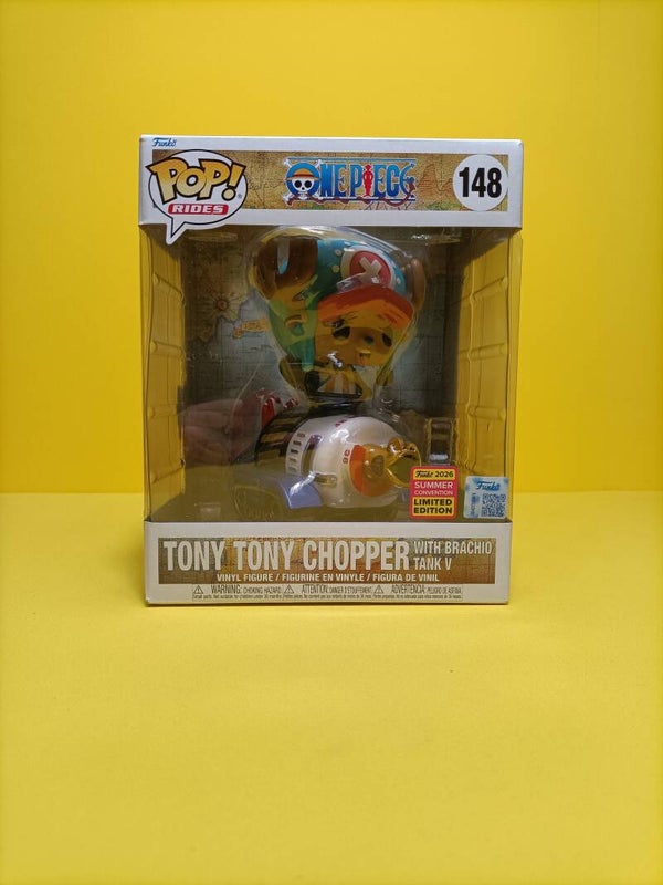 Anime Funko Pop 148 Tony Tony Chopper with Brachio Tank V (6 Inch Pop) (2026 Summer Convention) - One Piece