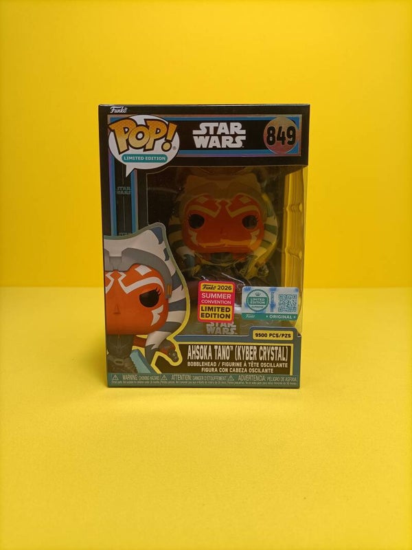 Movies Funko Pop 849 Ahsoka Tano (Kyber Crystal) (2026 Summer Convention) (Limited 9500 Pieces) - Star Wars