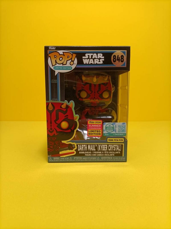 Movies Funko Pop 848 Darth Maul (Kyber Crystal) (2026 Summer Convention) (Limited 9500 Pieces) - Star Wars