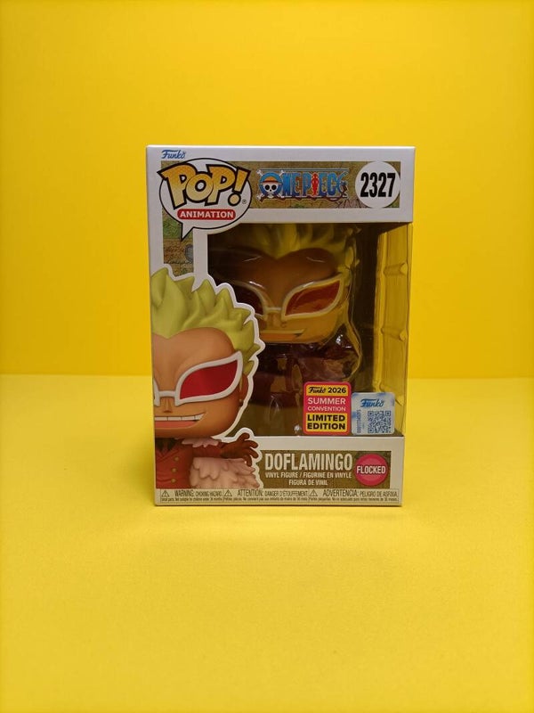 Anime Funko Pop 2327 Doflamingo (Flocked) (2026 Summer Convention) - One Piece