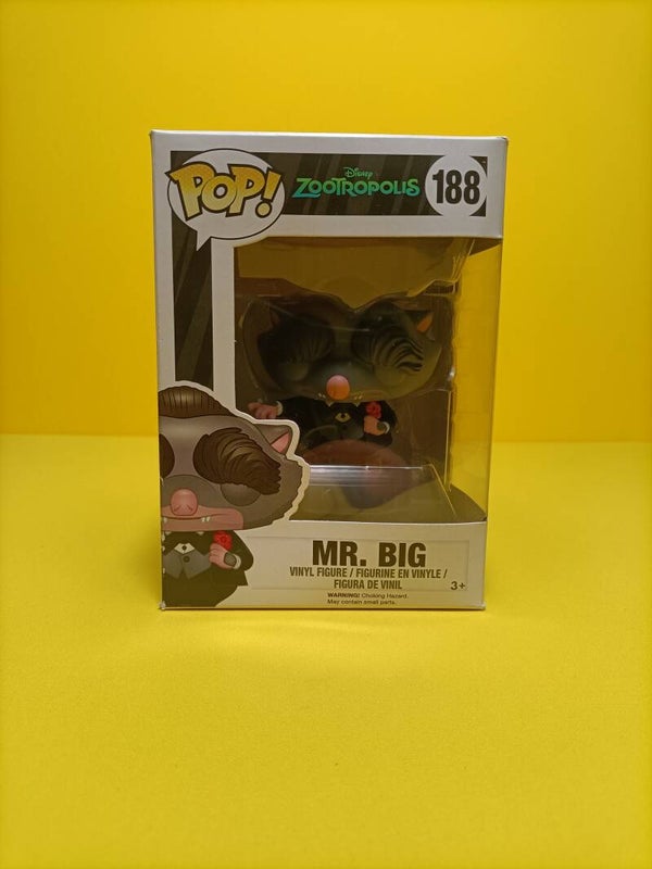 Funko Pop 188 Mr. Big - Disney Zootropolis / Zootopia