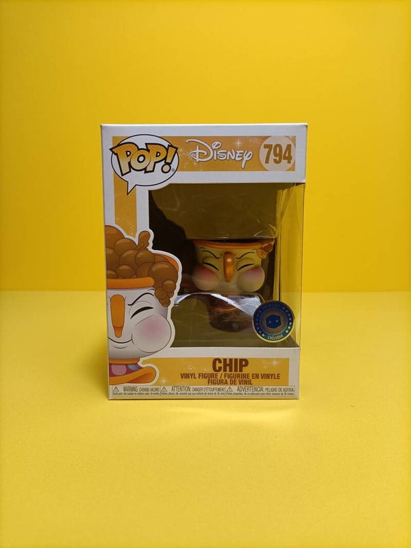 Funko Pop 794 Chip (Pop in a Box Exclusive) - Disney Beauty and the Beast / Belle en het Beest