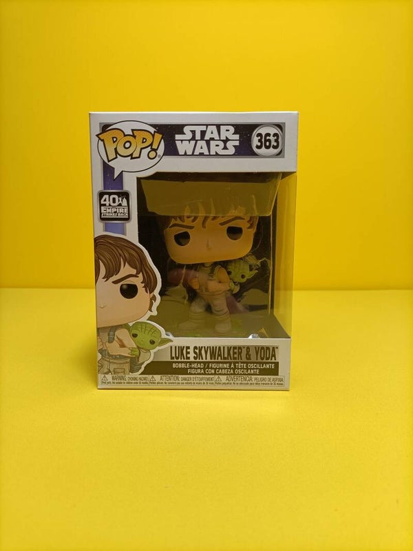 Movies Funko Pop 363 Luke Skywalker & Yoda - Star Wars The Empire Strikes Back