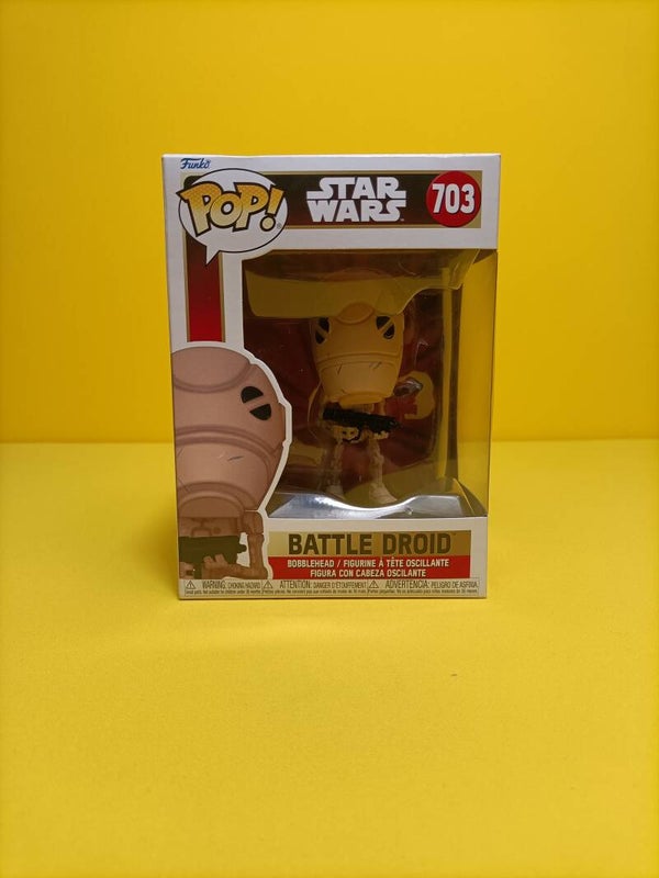 Movies Funko Pop 703 Battle Droid - Star Wars Episode 1: The Phantom Menace