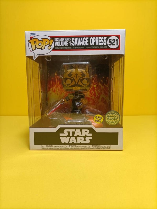 Movies Funko Pop 521 Red Saber Series Volume 1: Savage Opress (Glows in the Dark) (Special Edition) - Star Wars