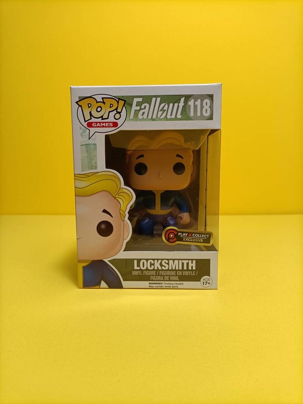 Games Funko Pop 118 Locksmith (Play & Collect Exclusive) - Fallout