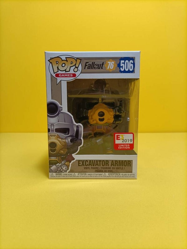 Games Funko Pop 506 Excavator Armor (E3 2019 Limited Edition) - Fallout