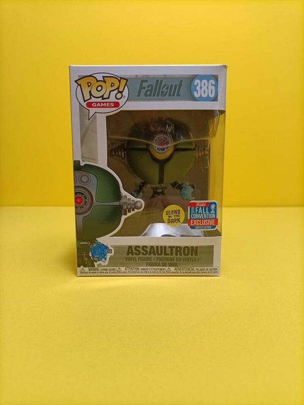Games Funko Pop 386 Assaultron (Glows in the Dark) (2018 Fall Convention) - Fallout