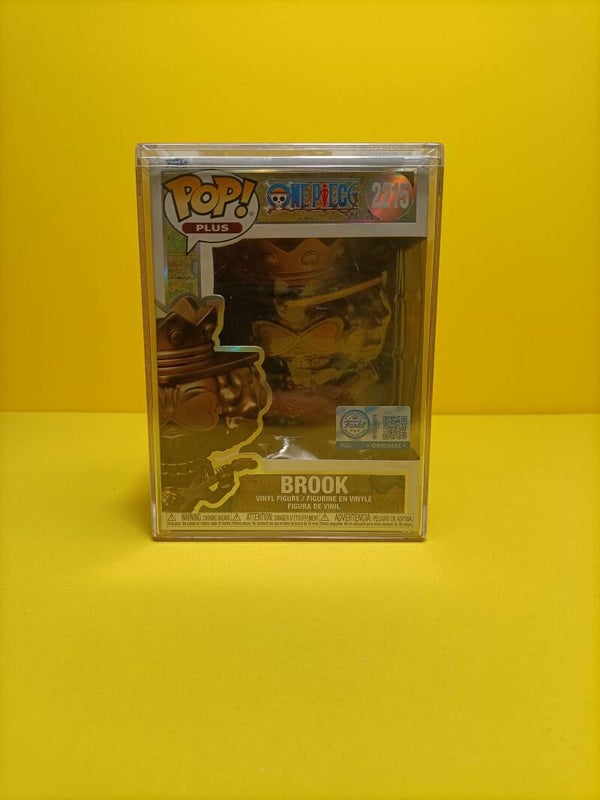 Anime Funko Pop 2215 Brook (Statue) (Bronze, Metallic) (Special Edition) - One Piece