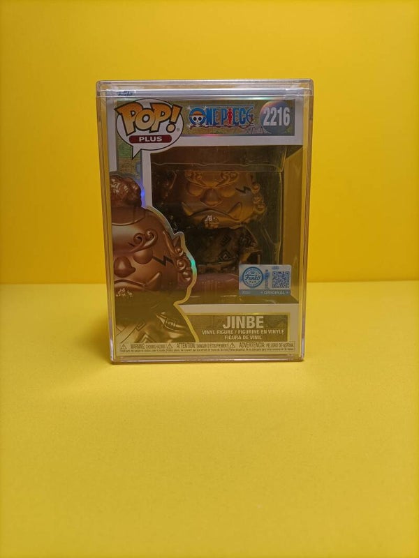 Anime Funko Pop 2216 Jinbe (Statue) (Bronze, Metallic) (Special Edition) - One Piece