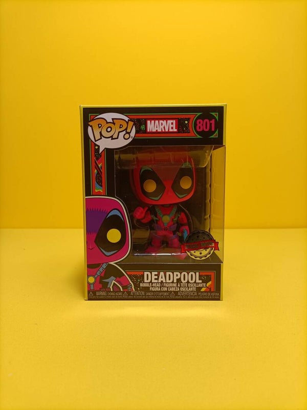 Funko Pop 801 Deadpool (Blacklight) (Special Edition) - Marvel Deadpool