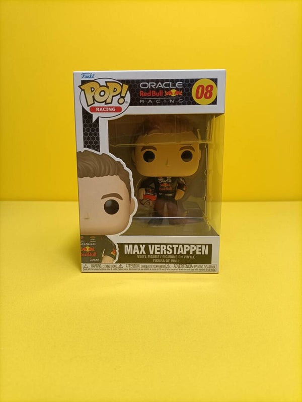 Overige Funko Pop 08 Max Verstappen (with Helmet) - Formule 1 Red Bull Racing