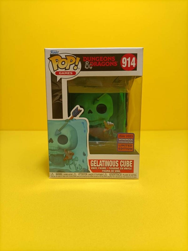 Games Funko Pop 914 Gelatinous Cube (2023 Wondrous Convention) - Dungeons & Dragons