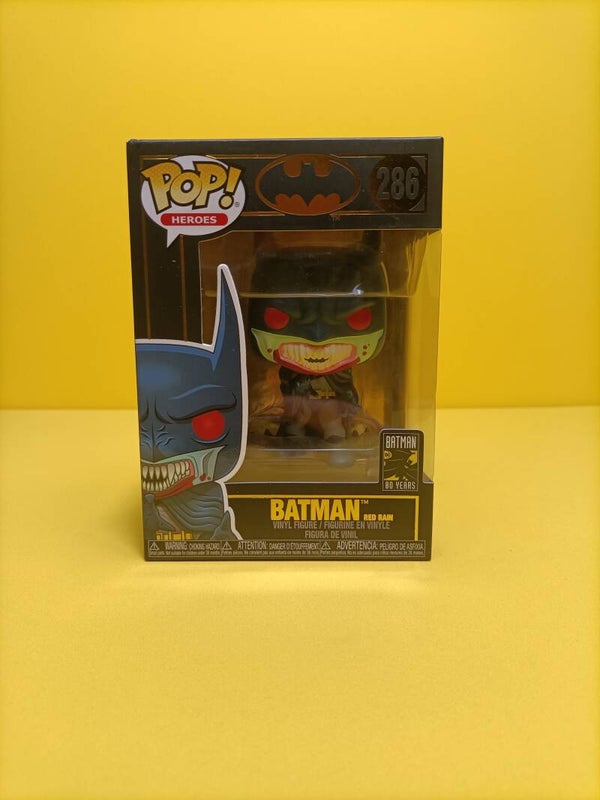 Funko Pop 286 Batman Red Rain - DC Comics Batman 80 Years