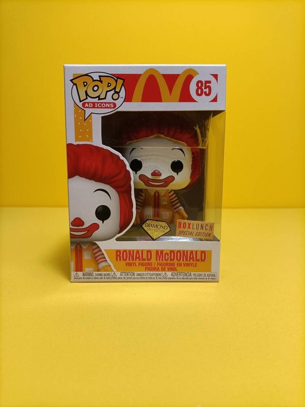 Overige Funko Pop 85 Ronald McDonald (Diamond) (Boxlunch Exclusive) - Ad Icons McDonalds