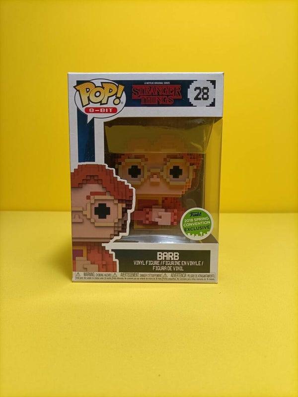 Television Funko Pop 28 Barb (8-Bit) (2018 Spring Convention) - Stranger Things