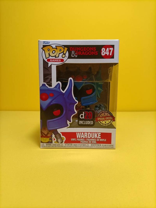 Games Funko Pop 847 Warduke (Special Edition) (D20 Included) - Dungeons & Dragons