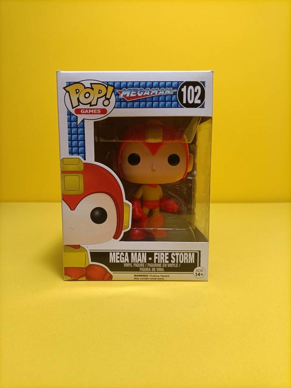 Games Funko Pop 102 Mega Man - Fire Storm - Mega Man