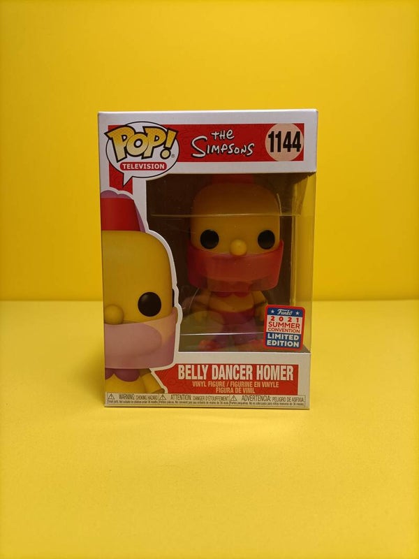 Television Funko Pop 1144 Belly Dancer Homer (2021 Summer Convention) - The Simpsons