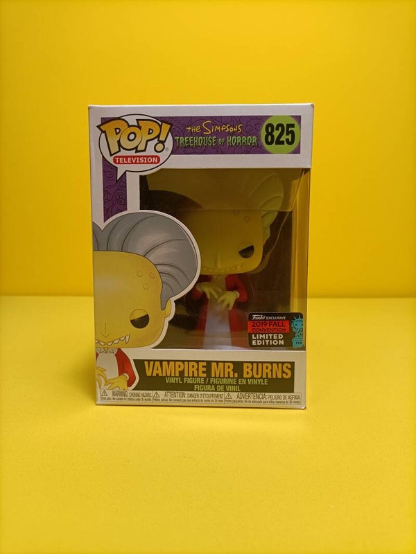 Television Funko Pop 825 Vampire Mr. Burns (2019 Fall Convention) - The Simpsons Treehouse of Horror