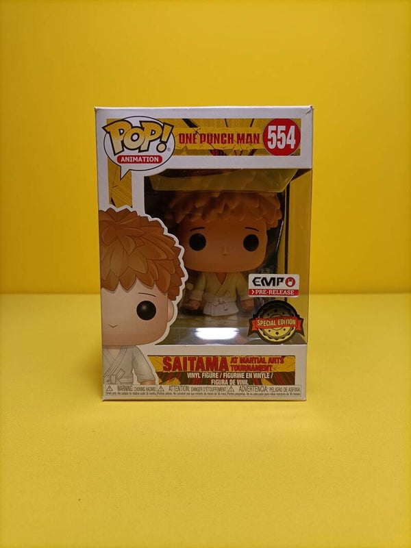 Anime Funko Pop 554 Saitama (at Martial Arts Tournament) (EMP Pre-Release) (Special Edition) - One Punch Man